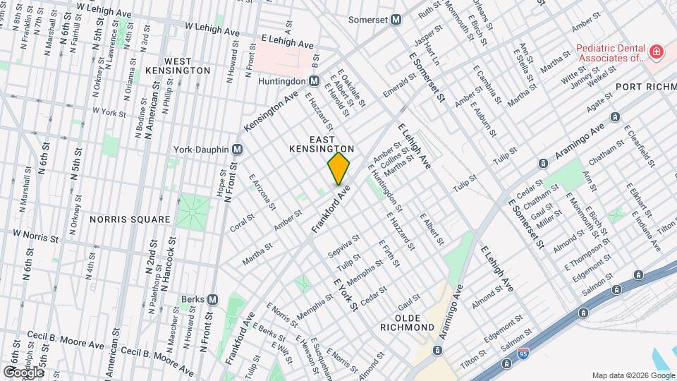 2512 Frankford Ave Map and Location Details