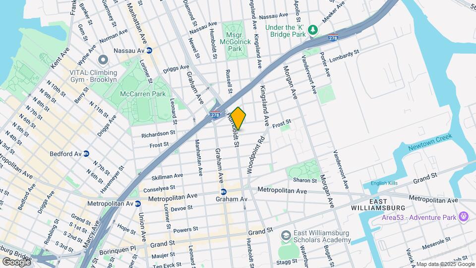 470 Humboldt St Mapa y Detalles de la Ubicación