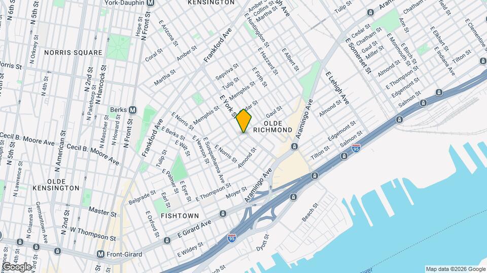 2504 E York St Mapa y Detalles de la Ubicación