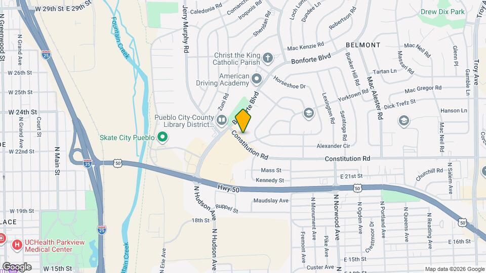 Belmont Park Condominiums Map and Location Details