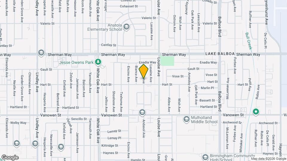 7011 Andasol Ave Map and Location Details