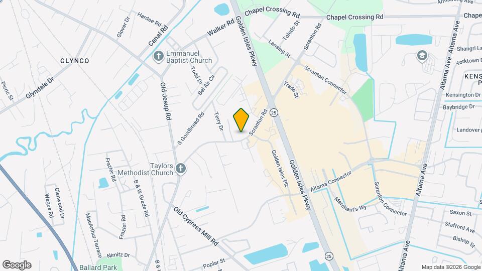533 Scranton Rd, Unit 1 Map and Location Details