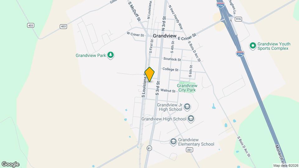 505 S 1st St Map and Location Details