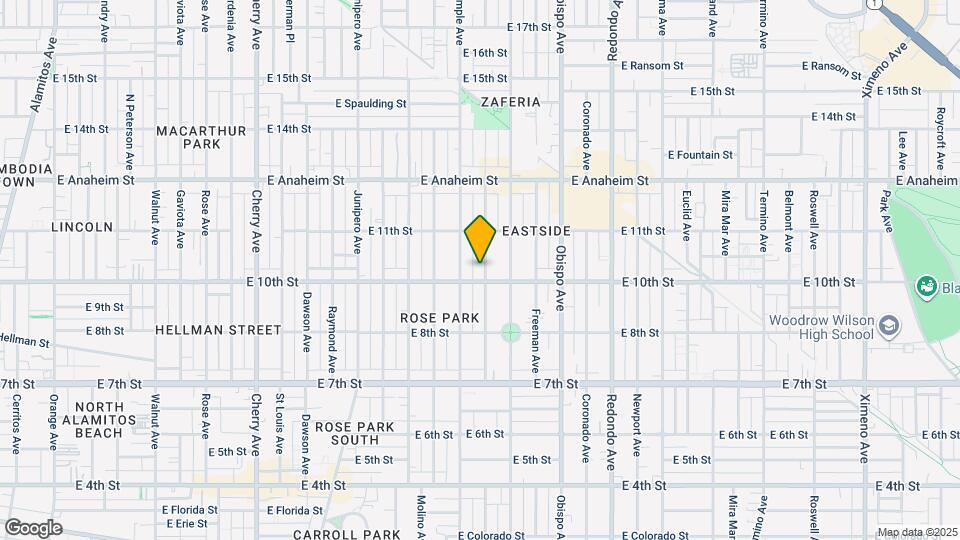 125 E Spring St Map and Location Details