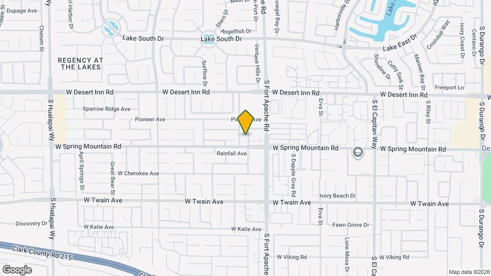 3467 White Mountain St Map and Location Details