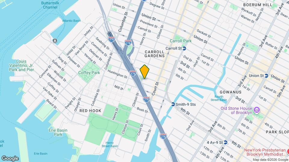 553 Clinton St Map and Location Details