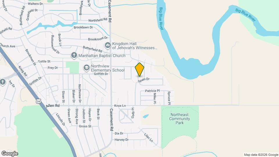 233 Knoxberry Dr Map and Location Details