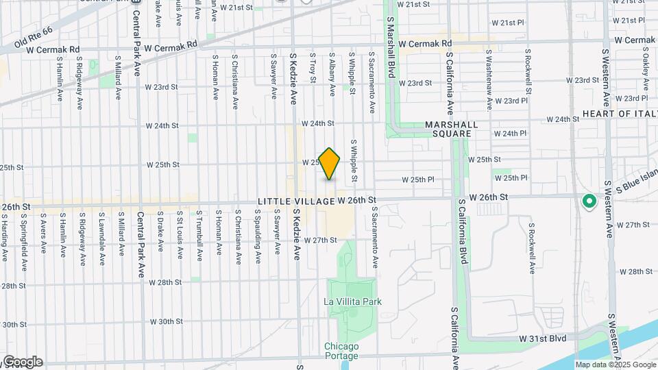 2532 S Albany Ave, Unit 2 Mapa y Detalles de la Ubicación