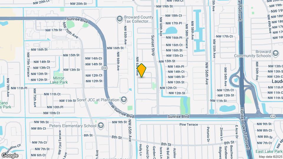 6270 NW 14th St Map and Location Details