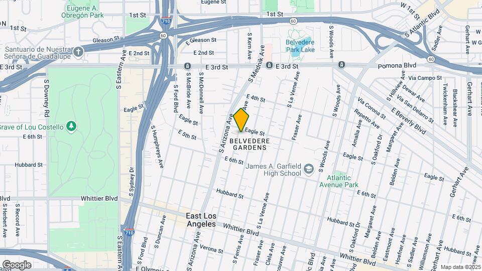 518 S Kern Ave Map and Location Details