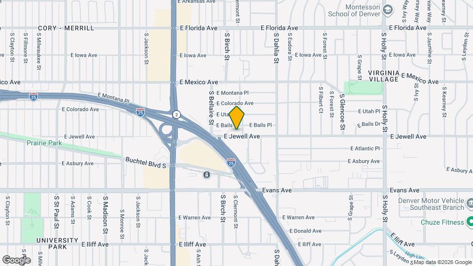 4477 E Jewell Ave Map and Location Details