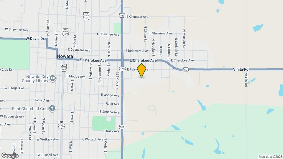 Nowata Garden's Inc Map and Location Details