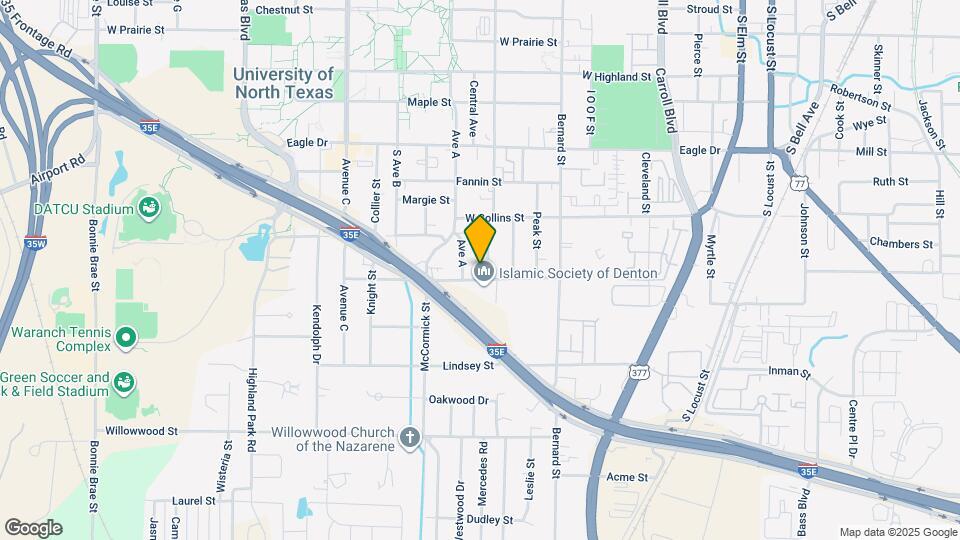 1106 Greenlee St Map and Location Details