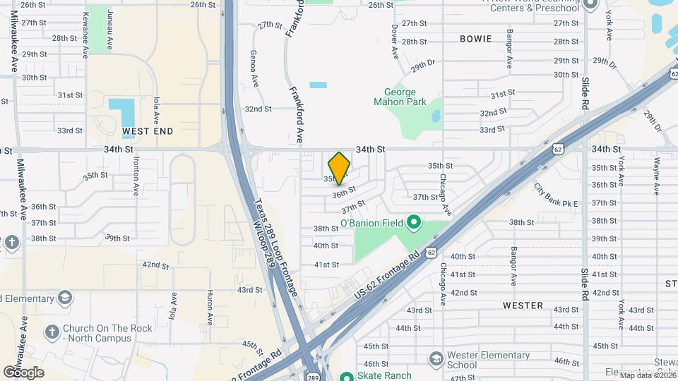 5724 36th St Map and Location Details