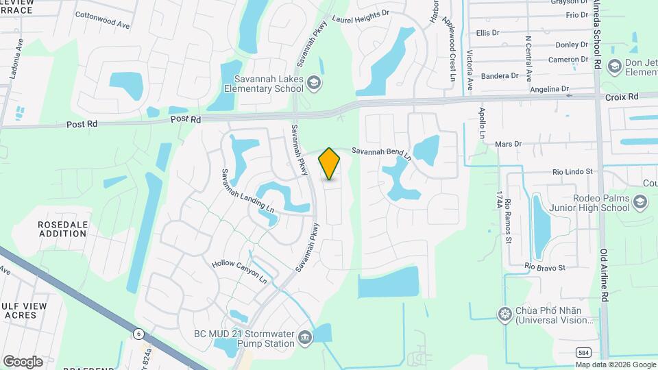 13607 Manor Crest Ln Map and Location Details