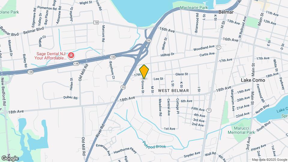 1708 Grove St Map and Location Details
