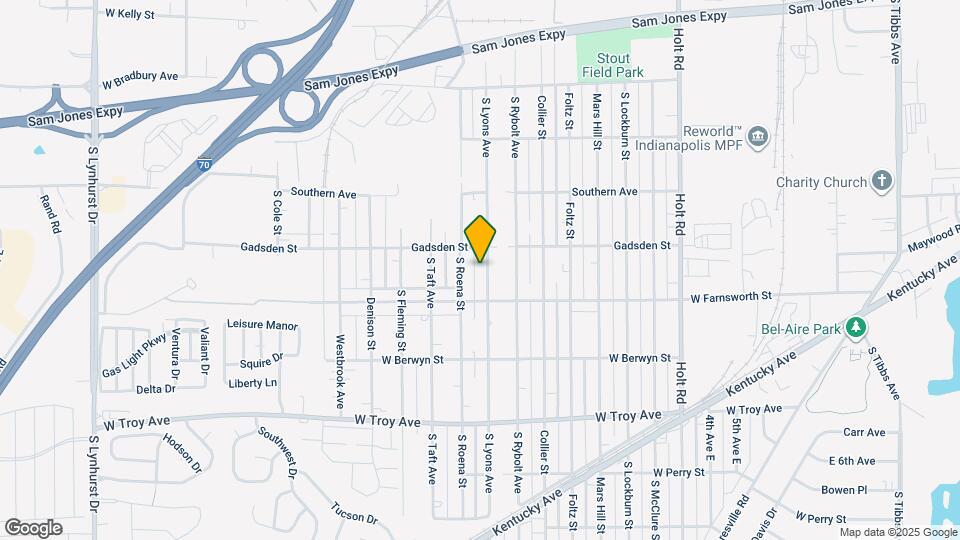 2726 S Lyons Ave Map and Location Details
