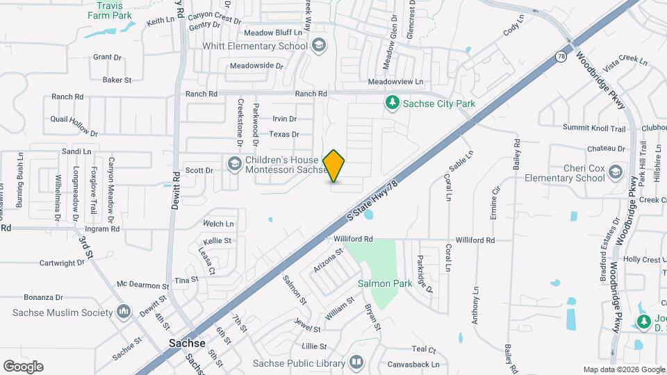 4001 Hackney Springs Ln Map and Location Details