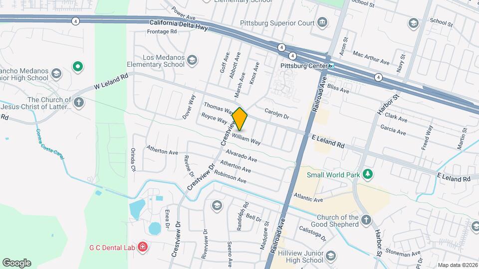 172 William Way Map and Location Details