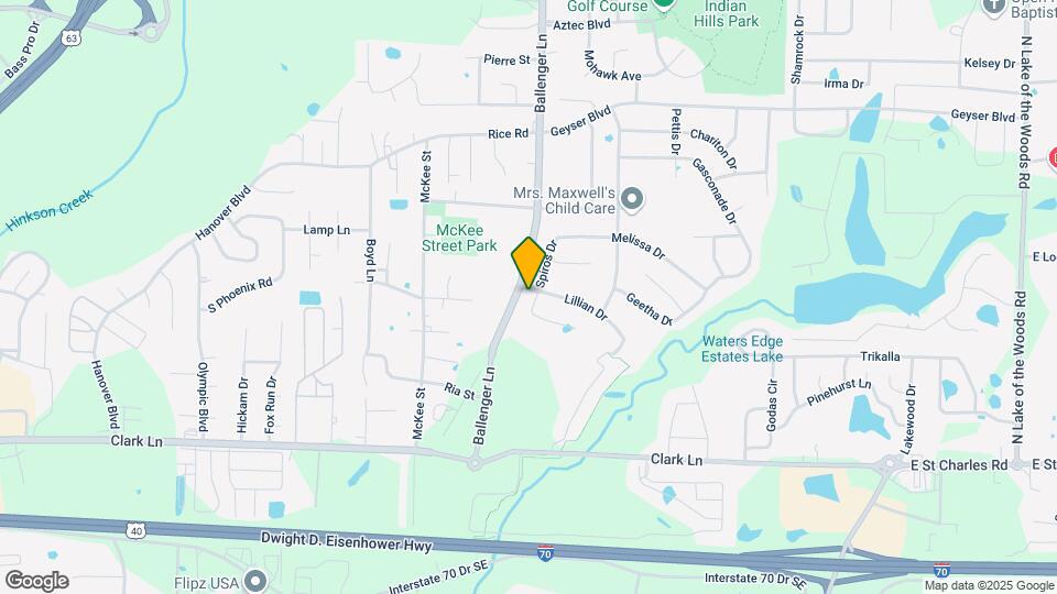 1611 Spiros Dr Map and Location Details