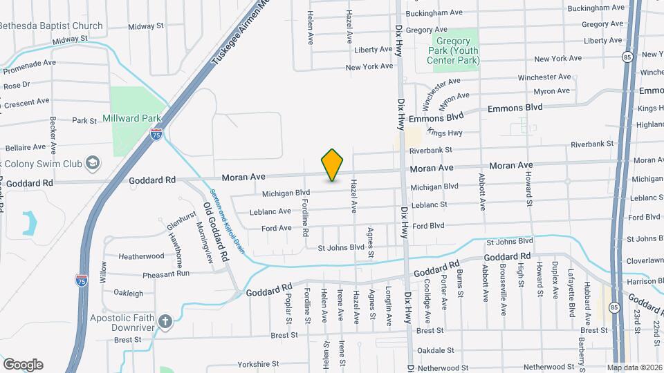 2116 Michigan Blvd Map and Location Details