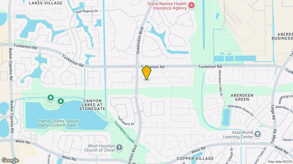 9607 Gorman Brook Dr Map and Location Details