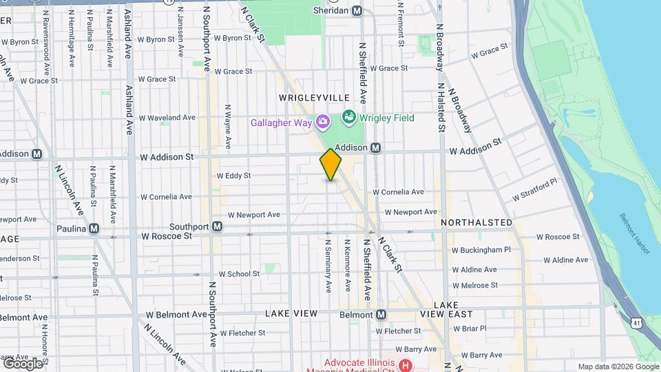 3511 N Seminary Ave, Unit 1 Map and Location Details