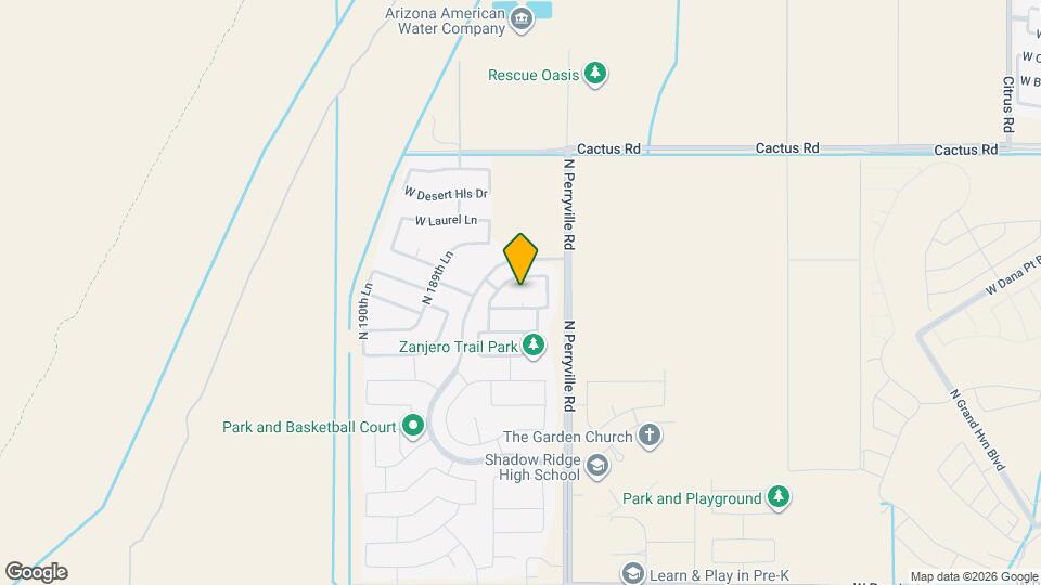 18780 W Cortez St Map and Location Details