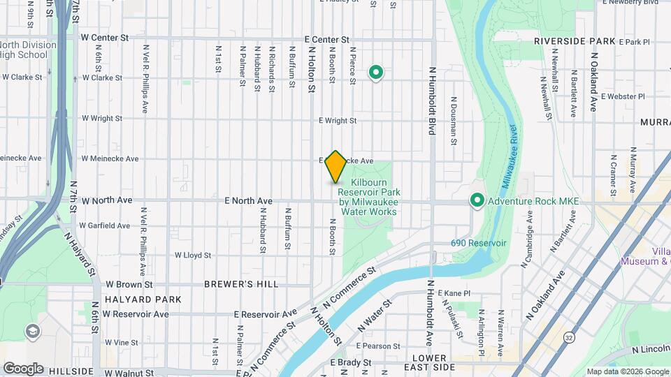 2320 N Booth St Map and Location Details