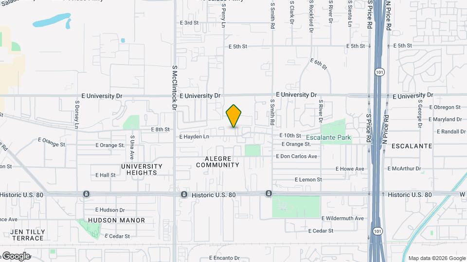 1920 E Hayden Ln Map and Location Details