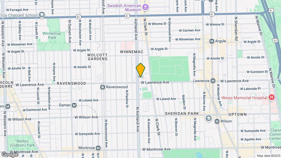 4811 N Ashland Ave Map and Location Details