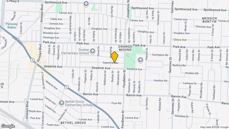 2723 Supreme Ave Map and Location Details