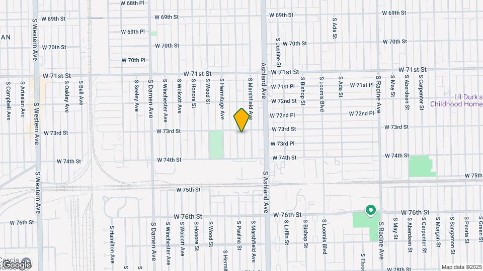7311 S Paulina St Mapa y Detalles de la Ubicación