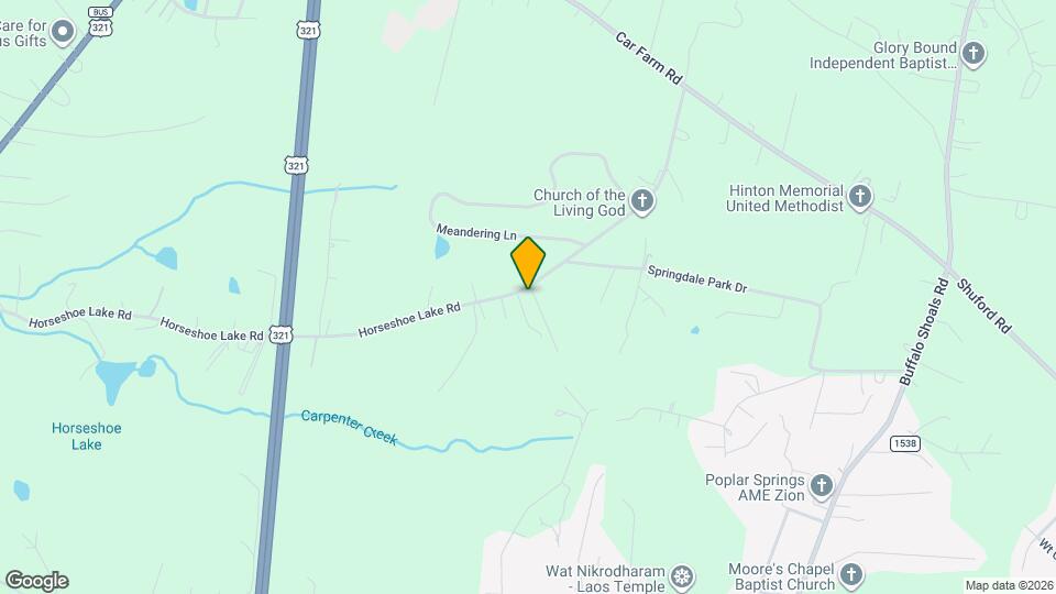 822 Horseshoe Lake Rd Mapa y Detalles de la Ubicación