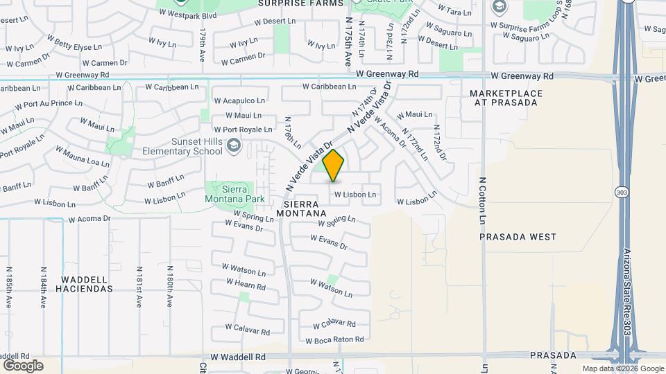 17537 W Banff Ln Map and Location Details