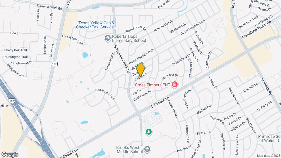 614 Jamie Ln Map and Location Details