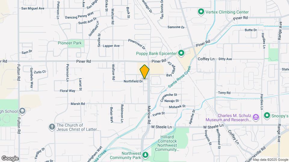 2024 Northfield Dr Map and Location Details