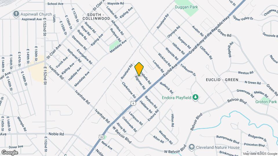 1743 Algonac Rd Mapa y Detalles de la Ubicación