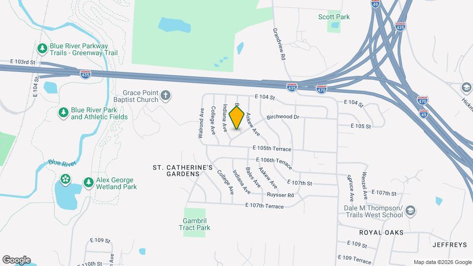 3412 Birchwood Dr Map and Location Details