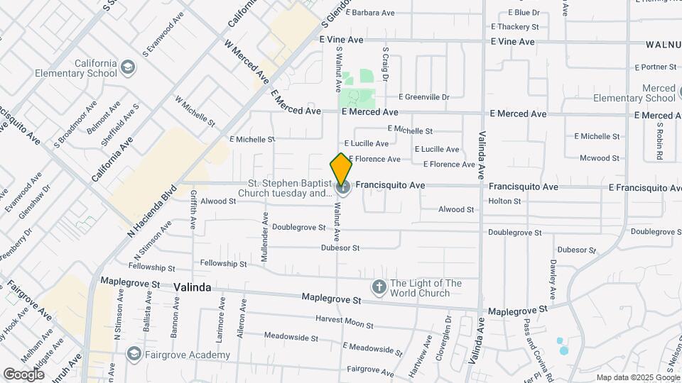 1726 S Walnut Ave Map and Location Details