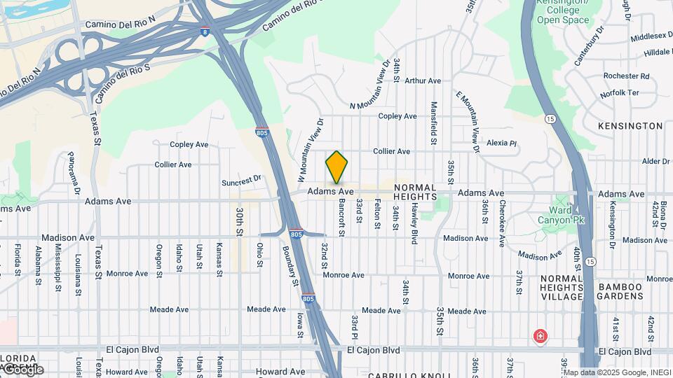 3226-3232 Adams Ave Mapa y Detalles de la Ubicación