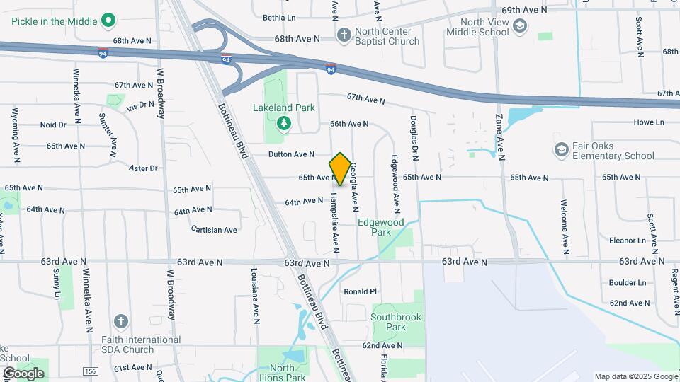 6432 Hampshire Ave N Map and Location Details