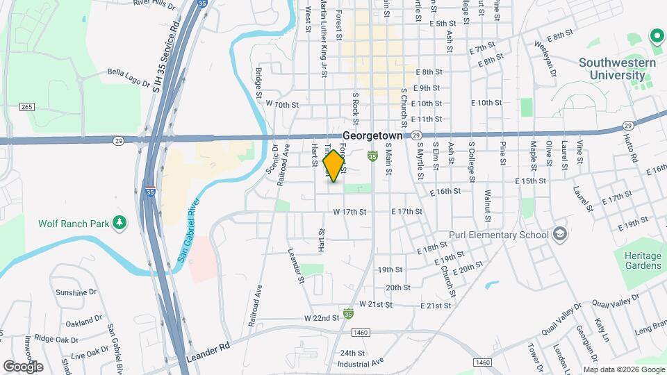 1505 Timber St Map and Location Details