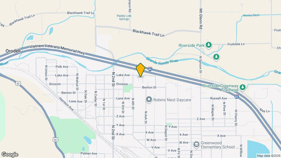 1008 Lake Ave Map and Location Details