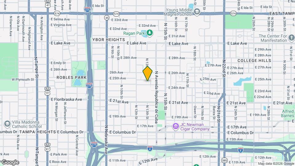 1216 E 24th Ave Map and Location Details