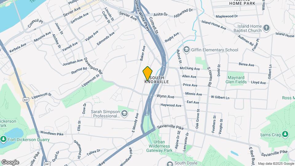 1240 E Moody Ave Map and Location Details