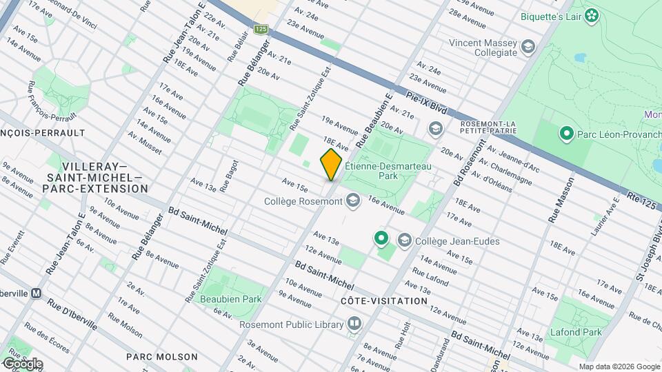 6510 16E Av Map and Location Details