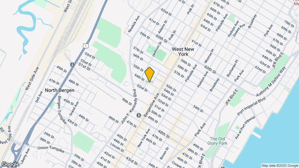 545 54th St Map and Location Details