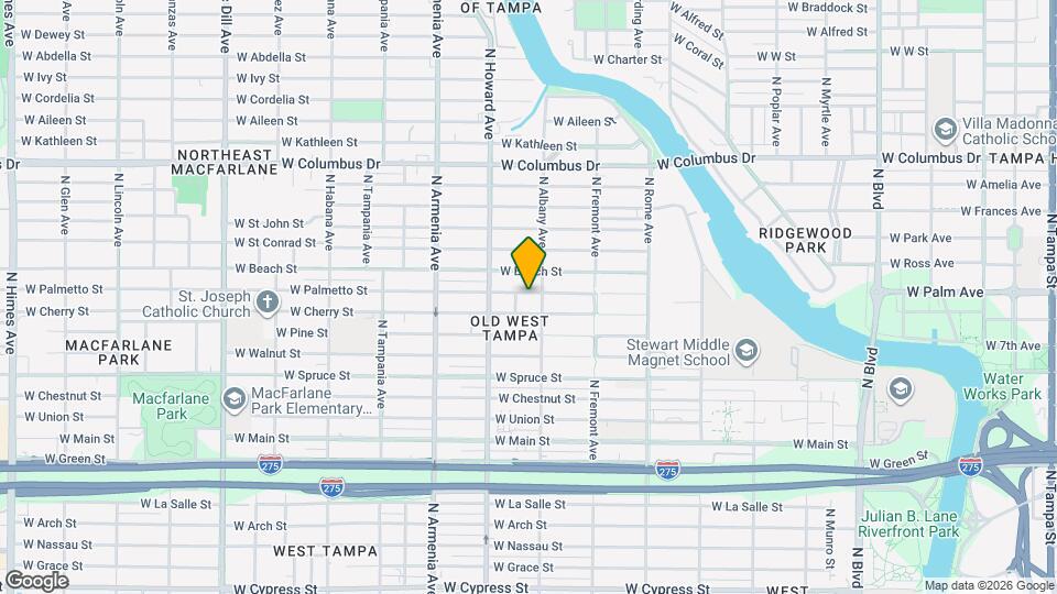 2110 W Palmetto St Map and Location Details