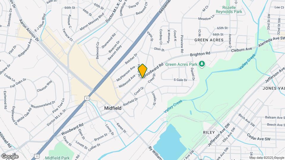 1337 Woodward Rd Map and Location Details